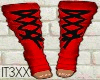 !TX- Red Tease Socks
