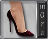 Miranda Burgundy Pumps