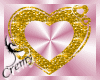 ¤C¤ Glitter gold heart