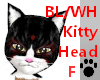 F-BL WH Kitty Head