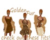 Golden Faux Fur