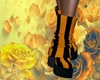 Halloween Stripey Boots