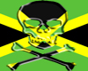 Jamaica Flag Skull