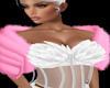 Short Fur Shrug-Pink