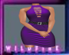 SexyFlirty Purple Dress