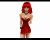Mini dress red