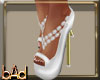 White Pearl Wedding Heel