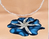 [LBz]Blue Rose Necklace