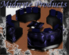 -AN- Purple Satin Couch