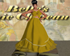 TORA GOLD FLOWER  GOWN