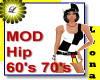 MOD Dress 60's 70's hip