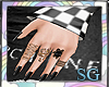 SG Hands Blk Nails+Rings