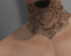 Neck Tatttoo Rose