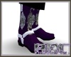 BBC Purple Cowboy Boots
