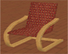 ~C~Rust n Wood Chair