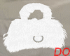 WHITE FUR BAG