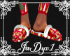Xmas Slippers - Red Tree