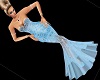 SL Blue Mermaid Gown