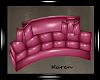 Pink Curved Sofa