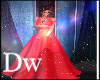 red stardust gown