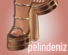 [P] Authentic gold heels