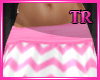 [TR]Chevron Skirt Pink