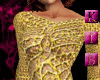 Gold Crochet Dress