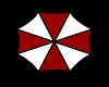 red/blk umbrella