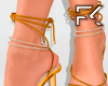 Gold High Heels