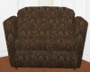 Brown pattern couch