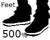 Feet 500% Scaler