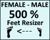 Feet Scaler 500%