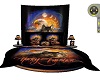 harley eagle wolf bed