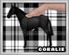 . Handheld Horse Black
