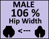 Hip Scaler 106% Male