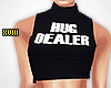 ! Hug Dealer Black Crop