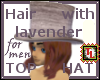 Br Hair w Lav Top Hat