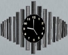 SG Grey Wall Slat Clock