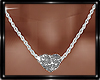 *MM* Diamond heart neckl