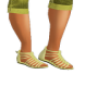 Yellow Gladiator Sandals