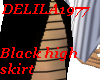 High Skirt Black