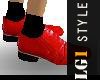 LG1 Red Leather Shoes