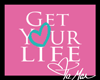Get Yo Life Pink/Wht Top
