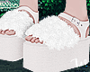 w. White Cute Sandals