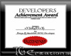 {TG} Developers Award