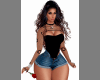 Corset preto
