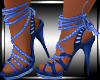 LTR Strappy Blue Heels