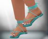 Teal Sandals
