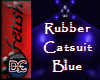 [tes]Rubber catsuit Blue