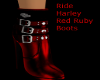 Red Harley Ruby Boots